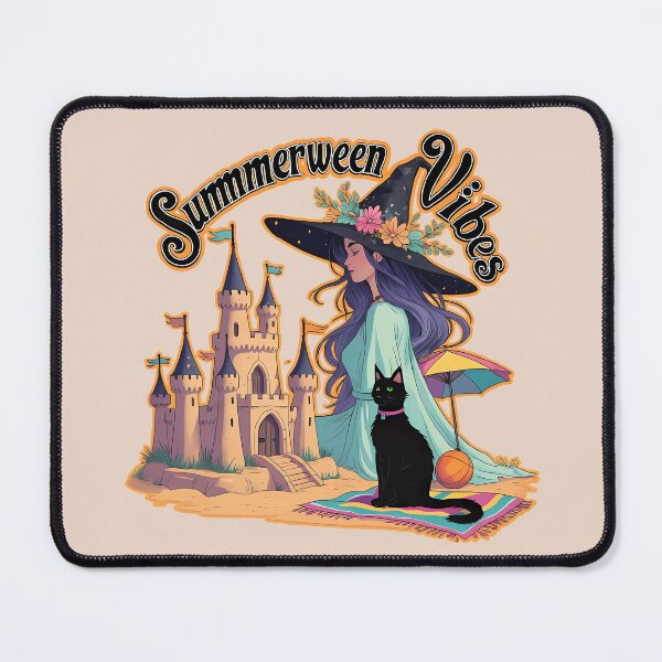 Item preview, Summerween Vibes – Retro Pastel Witchy Beach Aesthetic | Cute Halloween Shirt | Spooky Summer Tee for Women & Girls designed and sold by Raslanity.