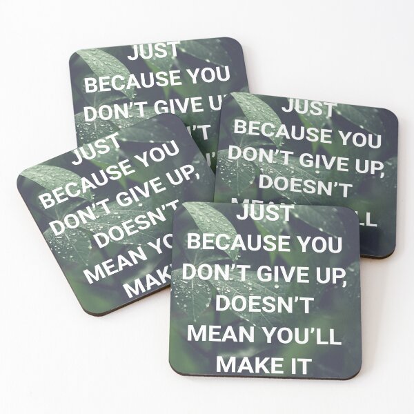 Item preview, demotivational quote don't give up designed and sold by StuffandThingsB.