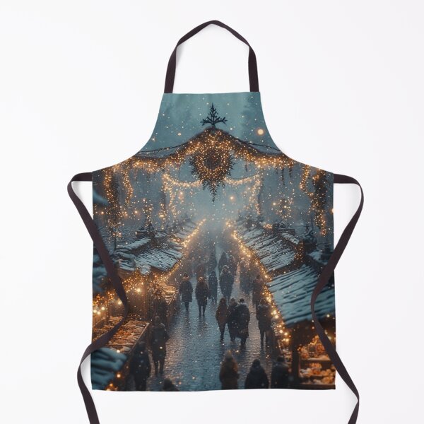 Item preview, Lanternlane Market – Snowfall and Holiday Glow” designed and sold by NaomiRut.
