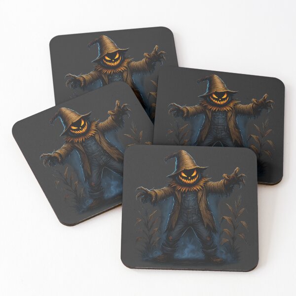 Item preview, Copy of Creepy Scarecrow — Haunted Halloween Horror Art | Dark Cornfield Monster designed and sold by Raslanity.