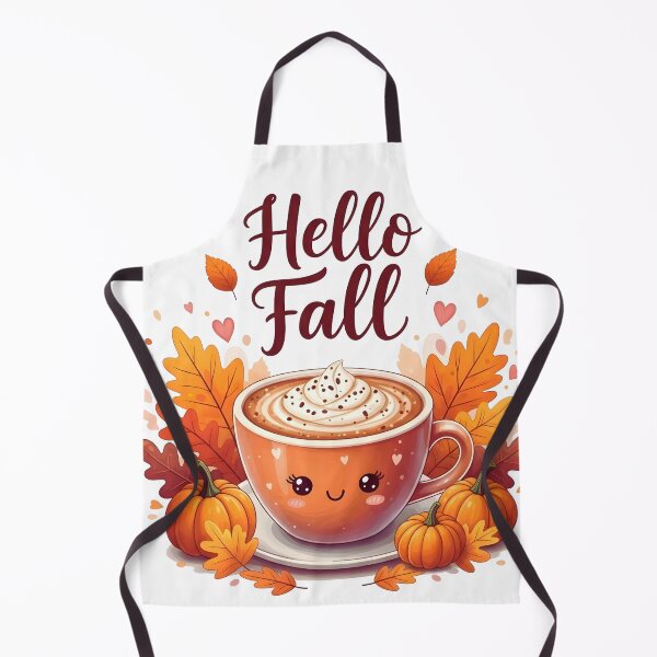 Item preview, Hello Fall PNG | Cute Coffee Cup Autumn Aesthetic Design designed and sold by Ellen'Studio.