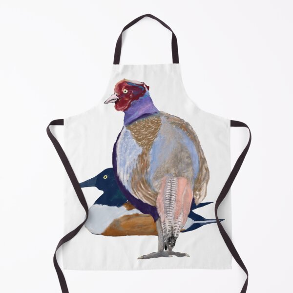 Item preview, A pheasant and a duck designed and sold by greenPQBstudio.