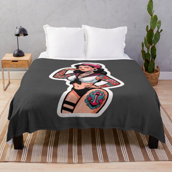 Item preview, Retro Tattooed Sailor Pinup Girl Burlesque Art designed and sold by PinUpPizzazz.