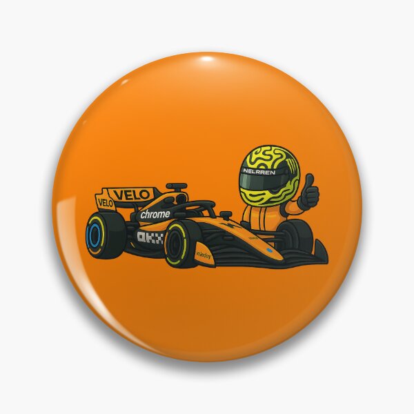 Artikelvorschau, F1-Rennwagen-Orange-Cartoon entworfen und verkauft von VenZolic.