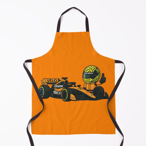 Item preview, F1 Racing Car Orange Cartoon designed and sold by VenZolic.