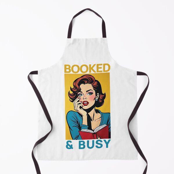 Item preview, Booked and Busy funny bookaholic designed and sold by Bondrewd1.