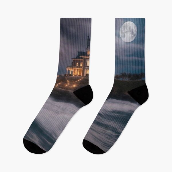 Item preview, Moonlit Ocean Villa on Cliff designed and sold by afrancisCL.
