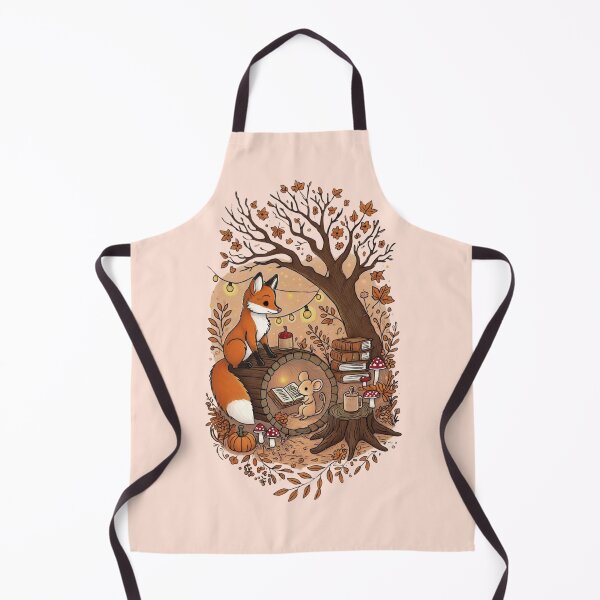 Item preview, Autumn Fox Reading Mouse Forest Cozy designed and sold by Oniyasha.