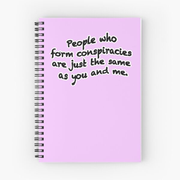 Item preview, People who form conspiracies are just the same, version 1, pink designed and sold by mntimg.