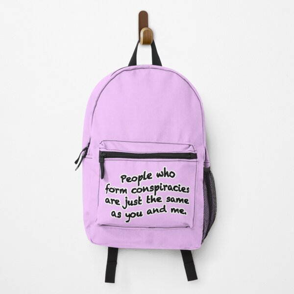 Item preview, People who form conspiracies are just the same, version 1, pink designed and sold by mntimg.
