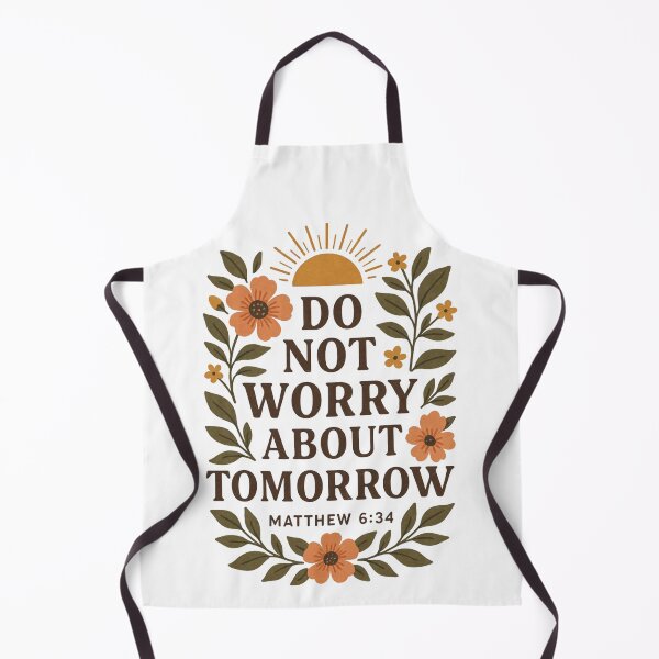 Item preview, Do Not Worry, Bible Verse Floral Retro Design. designed and sold by loveandlightrb.