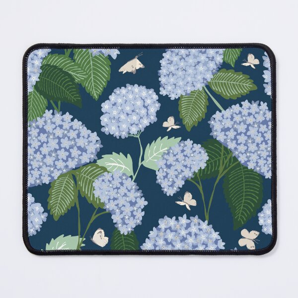 Item preview, Hydrangea Flowers Summer Dark Blue designed and sold by LIMEZINNIASDES.