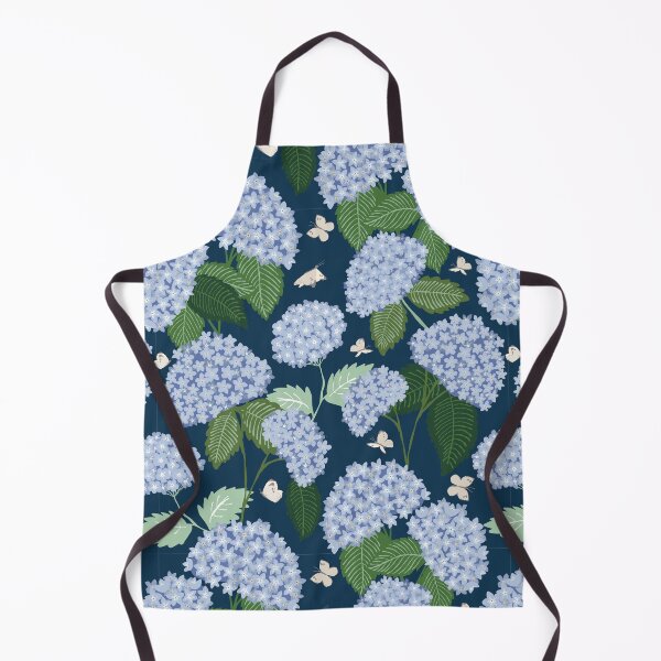 Item preview, Hydrangea Flowers Summer Dark Blue designed and sold by LIMEZINNIASDES.
