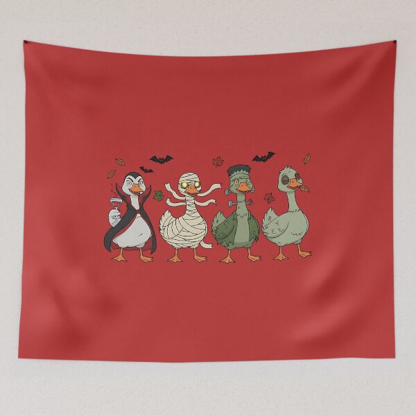 Item preview, ? Duckula’s Crew – Funny Halloween Geese T-Shirt designed and sold by LunaSpellStudio.