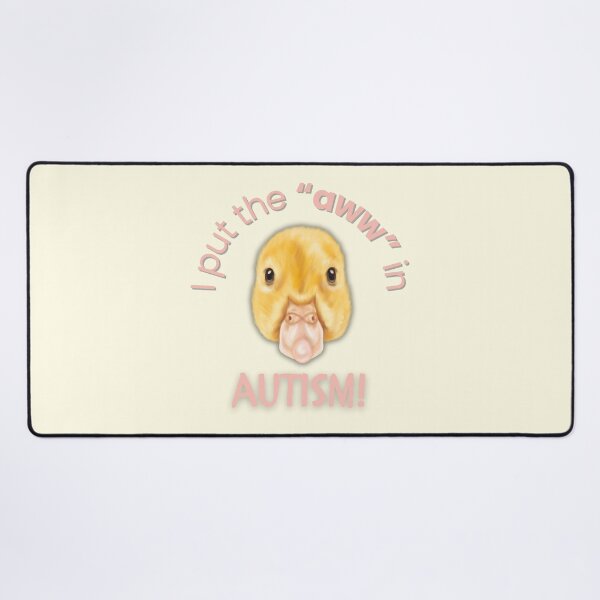 Item preview, I Put the “Aww” in Autism! (Duckling) designed and sold by EllaCrowellArt.