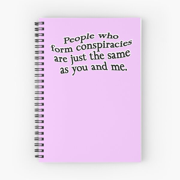 Item preview, People who form conspiracies are just the same, version 2, pink designed and sold by mntimg.