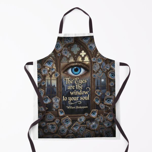 Item preview, Surreal Shakespeare Quote T-Shirt: Blue Eye Window to the Soul Art designed and sold by Boski22.