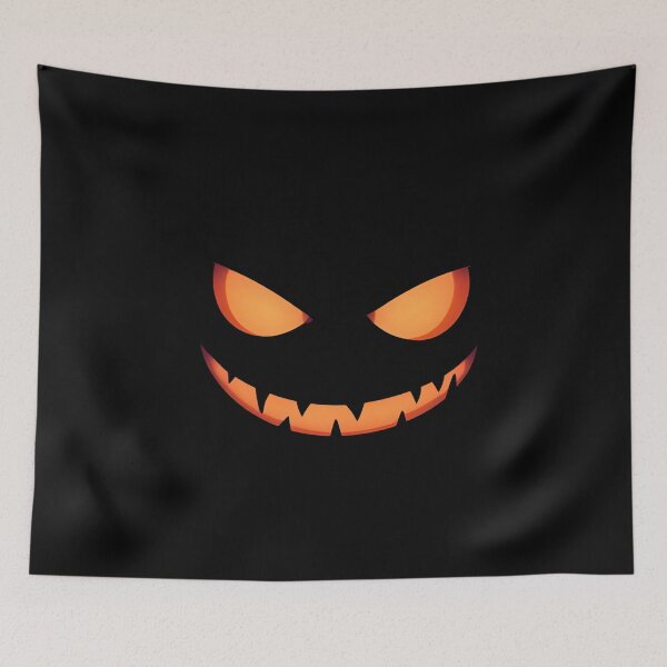Item preview, Halloween Scary Pumpkin Face designed and sold by LoggiaDream.
