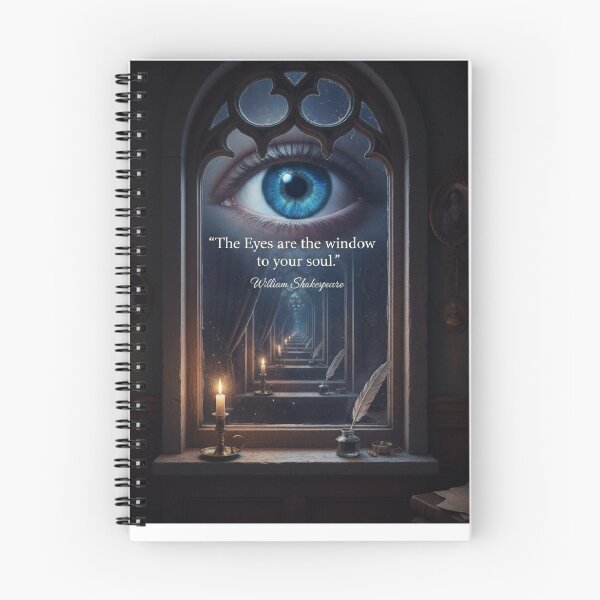 Item preview, Dark Academia T-Shirt: Shakespeare Eye Quote Gothic Window Art designed and sold by Boski22.