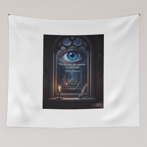 Item preview, Dark Academia T-Shirt: Shakespeare Eye Quote Gothic Window Art designed and sold by Boski22.