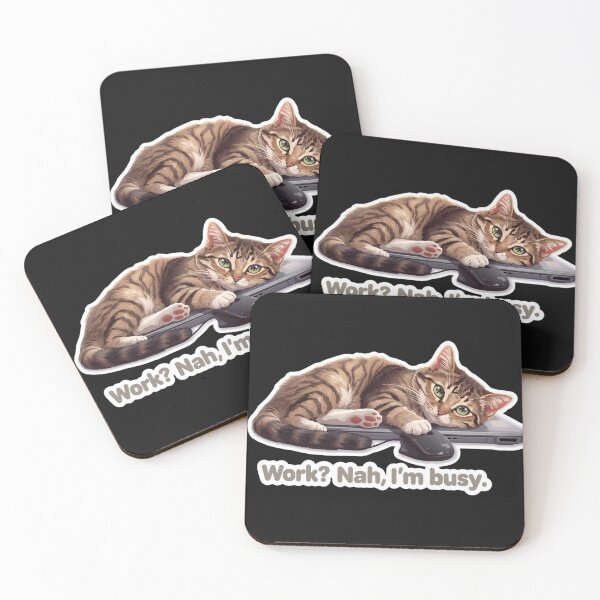 Item preview, Tabby Cat Playing with Mouse | Fun Design for Cat Lovers designed and sold by All Creative Designer.