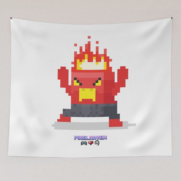 Item preview, Angry Pixel Art | Funny Retro Gaming Design designed and sold by WHITE FLAME PRINTS.