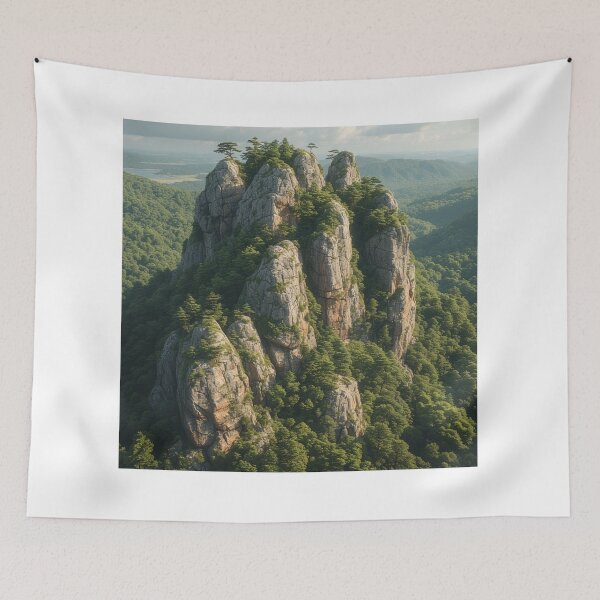 Item preview, Verdant Spires – Nature’s Towering Contrast designed and sold by NaomiRut.