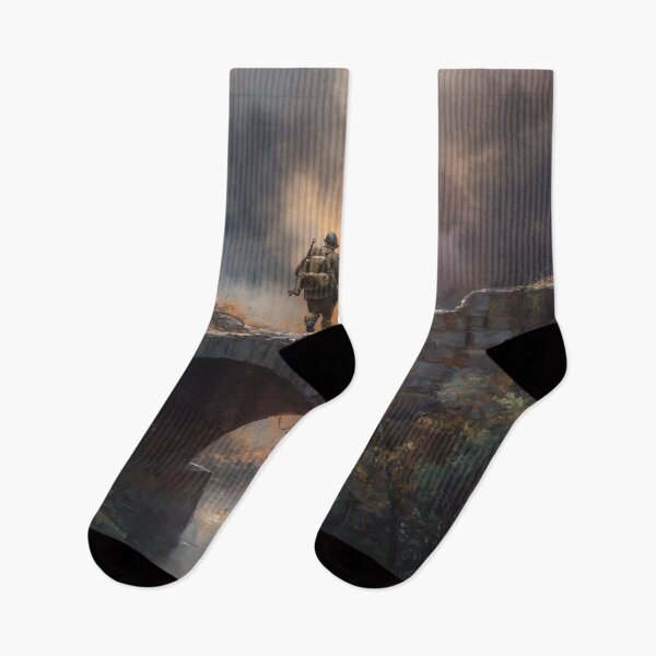 Item preview, Soldiers Crossing a Destroyed Bridge designed and sold by Rtymer.