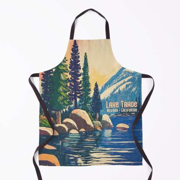 Item preview, Lake Tahoe Vintage Travel Poster designed and sold by Artlizzard.