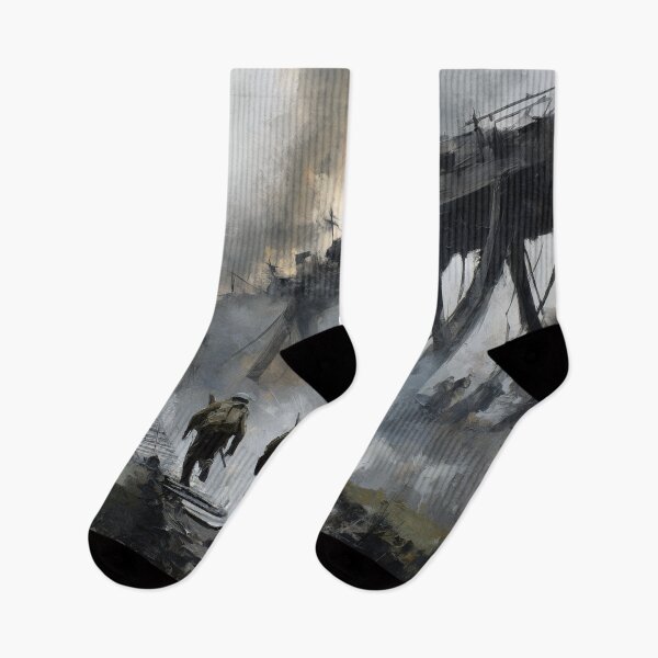 Item preview, Soldiers Crossing a Destroyed Bridge designed and sold by Rtymer.