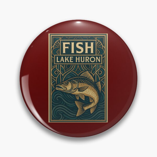 Item preview, Fish Lake Huron  designed and sold by Broken Antler Designs .