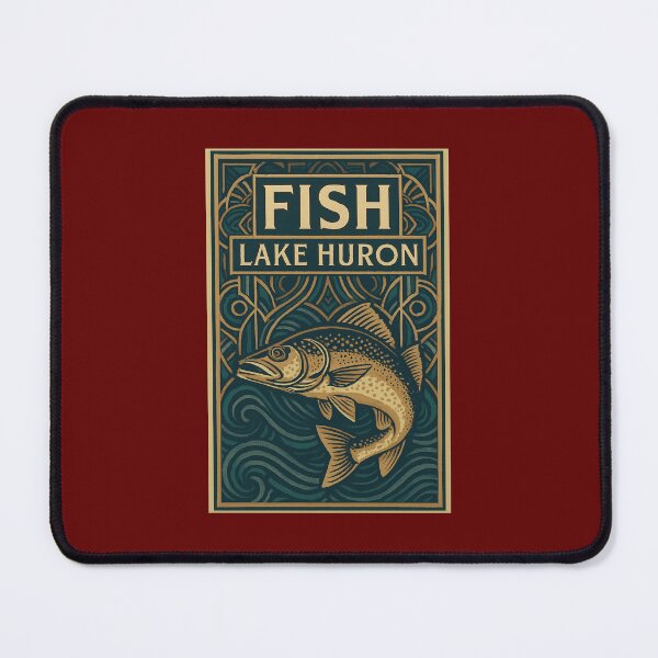 Item preview, Fish Lake Huron designed and sold by Broken Antler Designs .