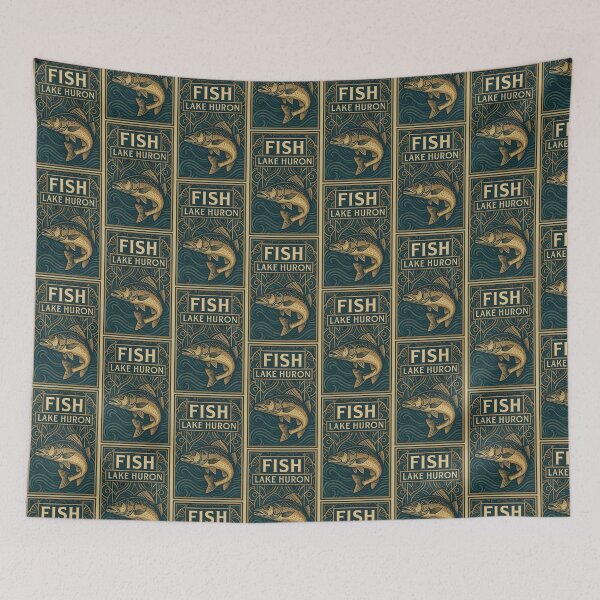 Item preview, Fish Lake Huron  designed and sold by Broken Antler Designs .