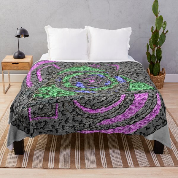 Item preview, shapes of things riddled round colorful abstract design designed and sold by SmashingDeals.