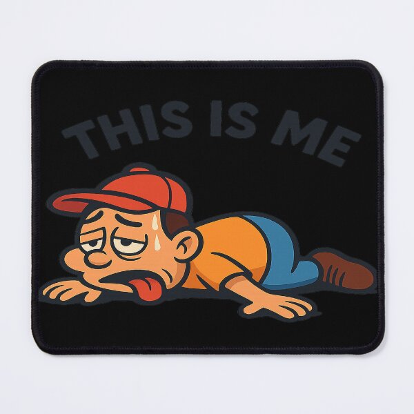 Item preview, Questo sono io – personaggio cartoon buffo e stanco designed and sold by RyoSaeba90.