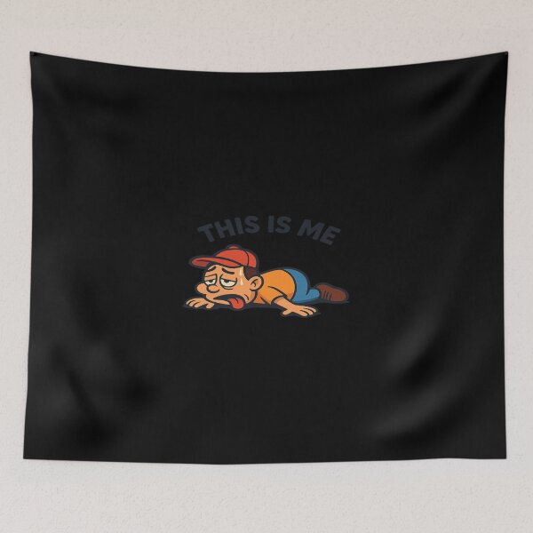 Item preview, Questo sono io – personaggio cartoon buffo e stanco designed and sold by RyoSaeba90.