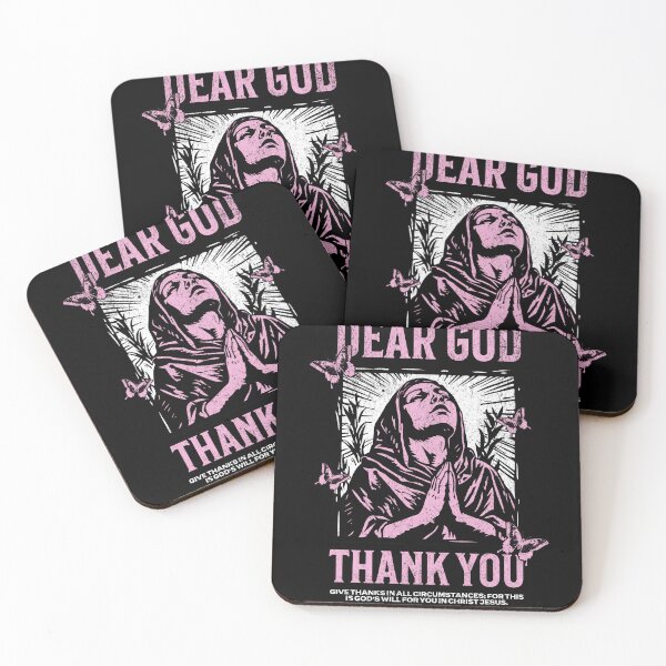 Item preview, Dear God Thank You Prayer Art designed and sold by Succulent Threads.