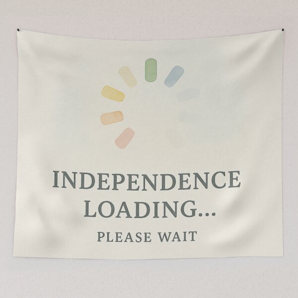 Item preview, Independence Loading… Please Wait — Montessori Progress Circle Design designed and sold by MforMontessori.