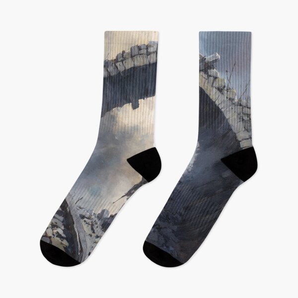 Item preview, Soldiers Crossing a Destroyed Bridge designed and sold by Rtymer.