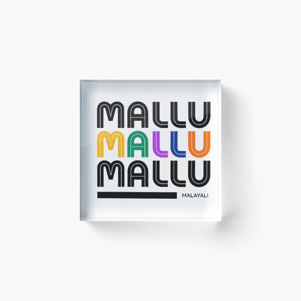 Item preview, Vibrant Mallu Pride Retro Typography – Kerala Heritage Aesthetic Design designed and sold by malufromhtown.