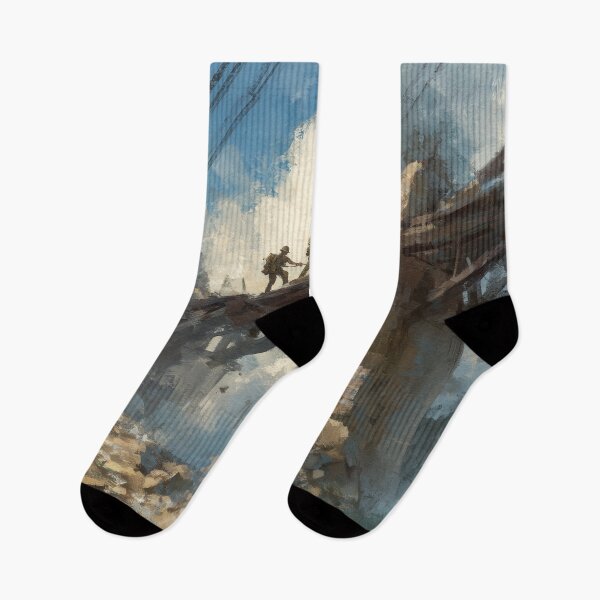 Item preview, Soldiers Crossing a Destroyed Bridge designed and sold by Rtymer.