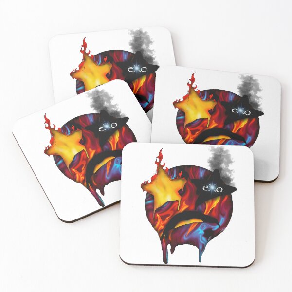 Item preview, Fiery Emoji Face (Large)—Fire & Smoke Emoji Digital Art designed and sold by eXo-Designs.