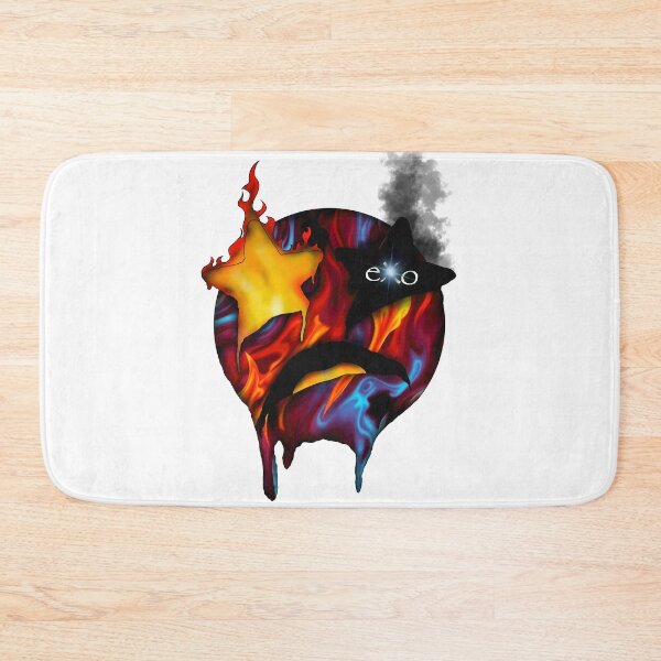 Item preview, Fiery Emoji Face (Large)—Fire & Smoke Emoji Digital Art designed and sold by eXo-Designs.