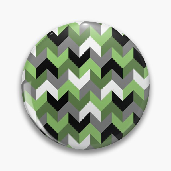 Item preview, Green, White, Grey and Black Chevron Arrow designed and sold by 4HG Design.