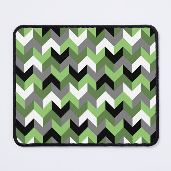 Item preview, Green, White, Grey and Black Chevron Arrow designed and sold by 4HG Design.