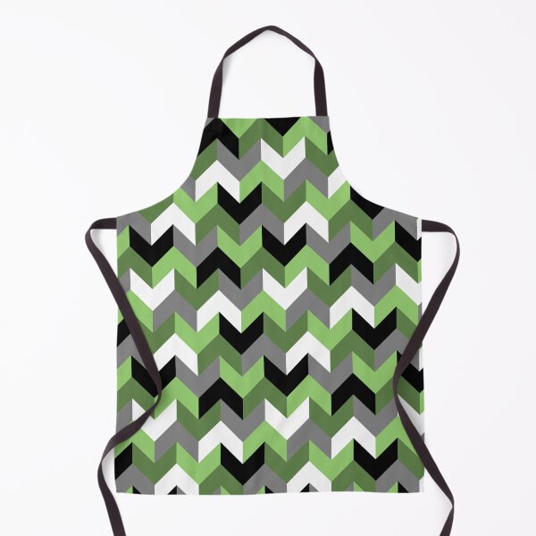 Item preview, Green, White, Grey and Black Chevron Arrow designed and sold by 4HG Design.
