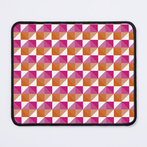 Item preview, Orange and Pink Chequerboard designed and sold by 4HG Design.
