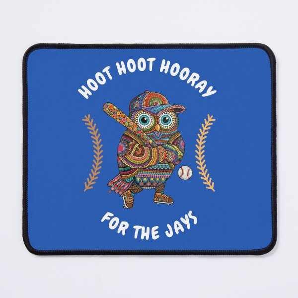 Item preview, Hoot Hooray Toronto Baseball Fan T-Shirt (Unique Dot Art Owl) designed and sold by DotsNSoul.