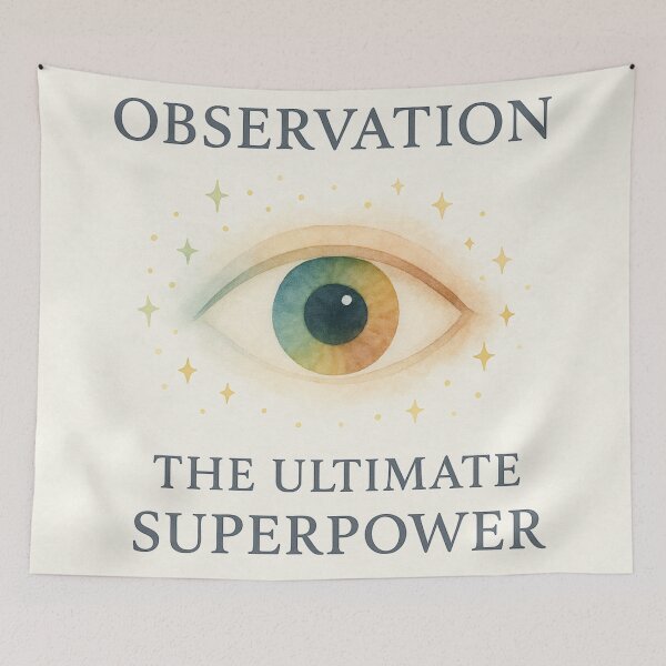 Item preview, Observation: The Ultimate Superpower — Montessori Calm Design designed and sold by MforMontessori.