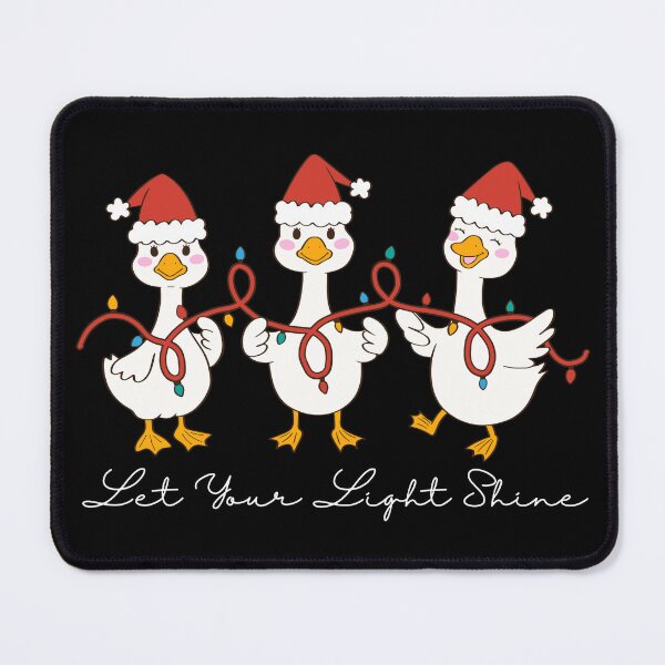 Item preview, Silly Goose Christmas Let Your Light Shine designed and sold by Forevermore.